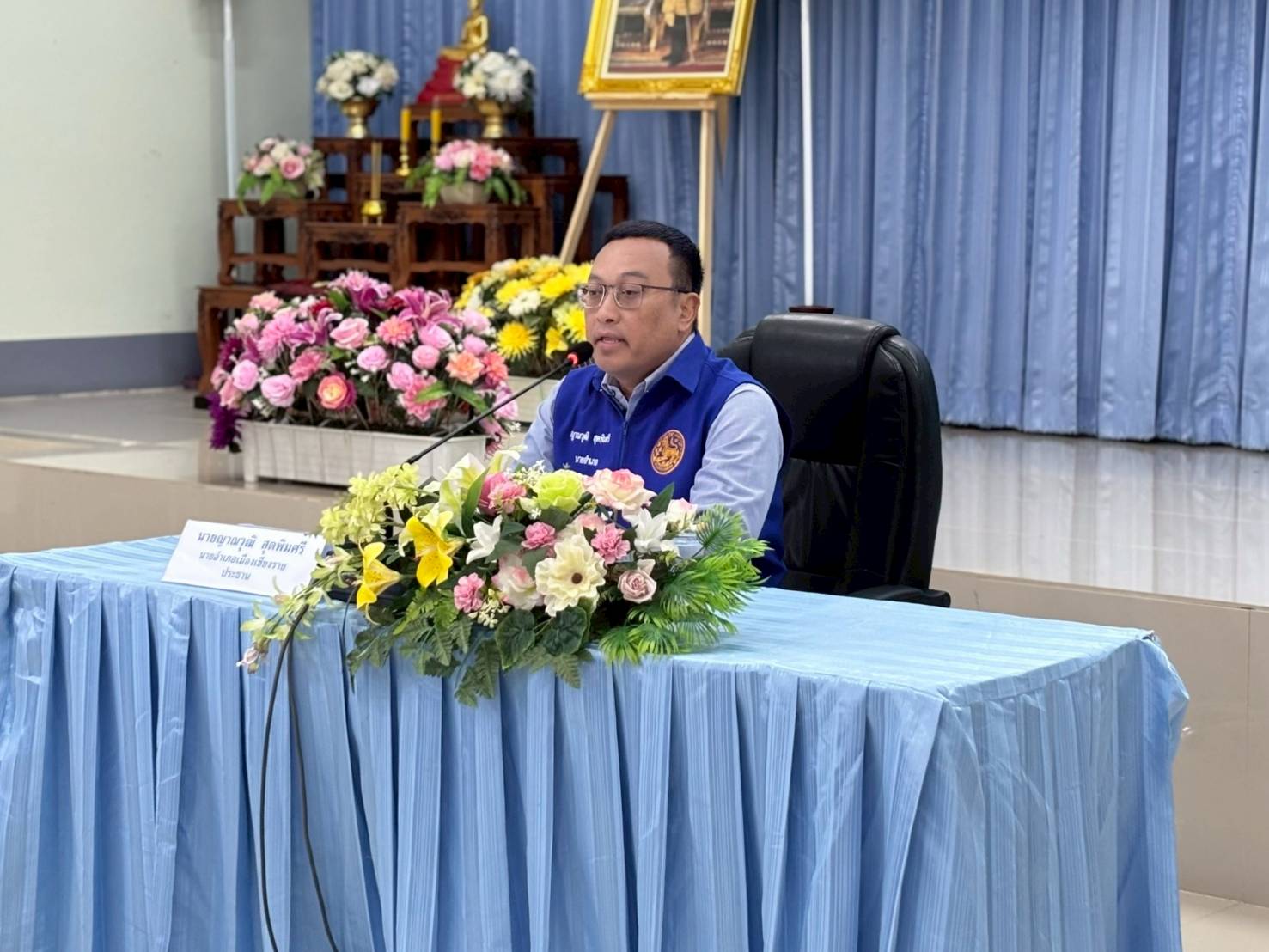สำนักงานก่อสร้างชลประทานขนาดกลางที่ 2 ร่วมการประชุมปฐมนิเทศโครงการศึกษาผลกระทบสิ่งแวดล้อมเบื้องต้น อ่างเก็บน้ำห้วยแม่สาด จังหวัดเชียงราย